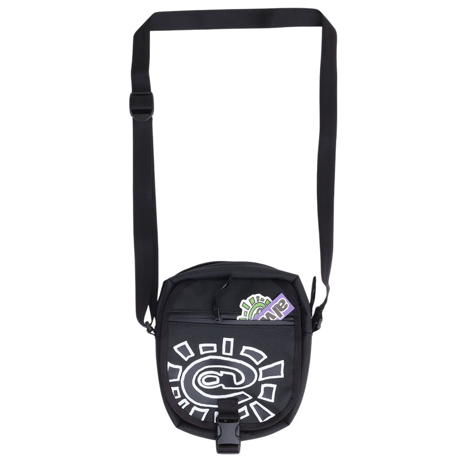 Always Do What You Should Do Side Trapper Bag - Black