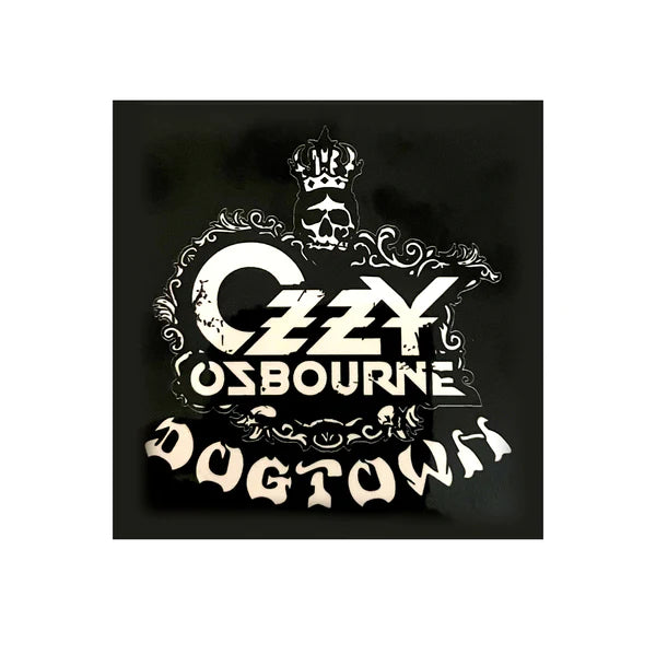 Dogtown Ozzy Osbourne Crown Sticker - Black