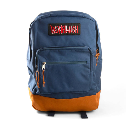 Deathwish Skateboards Deathspray  Backpack - Navy/ Faux Suede
