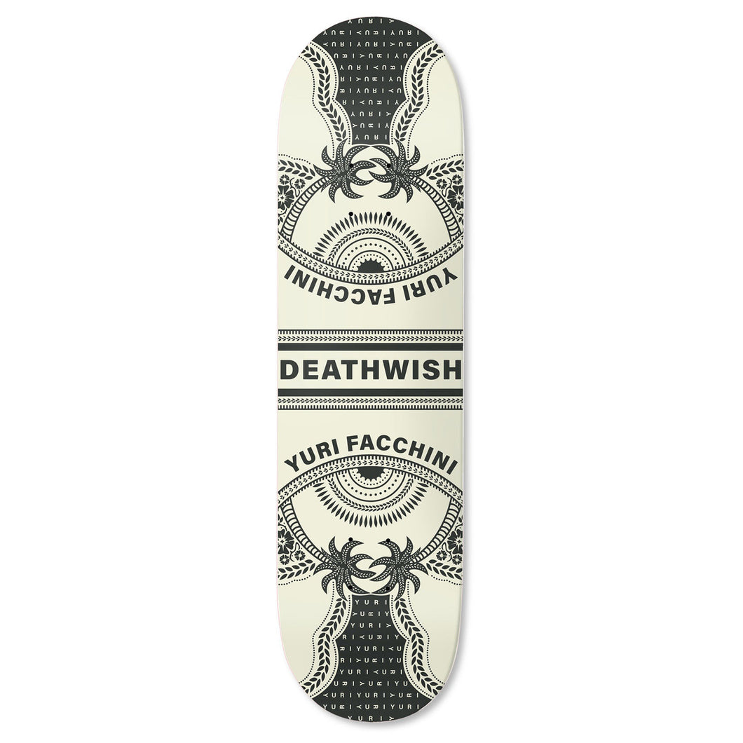 Deathwish Skateboards Yuri Zara Deck - 8.5 (Twin Tail)