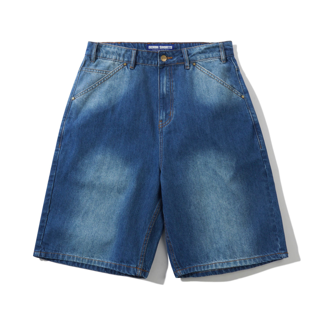 Butter Goods Encounter Denim Shorts - Washed Slub Blue