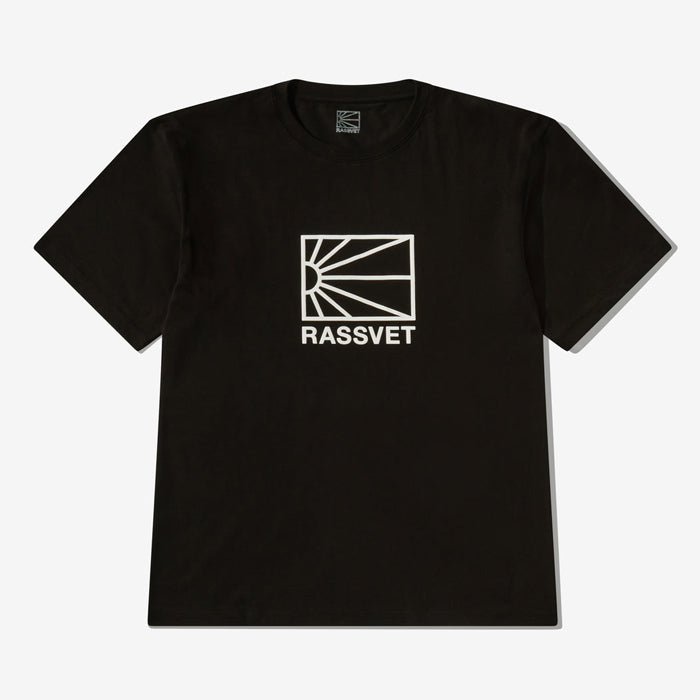 Rassvet Big Logo Tee Shirt - Black