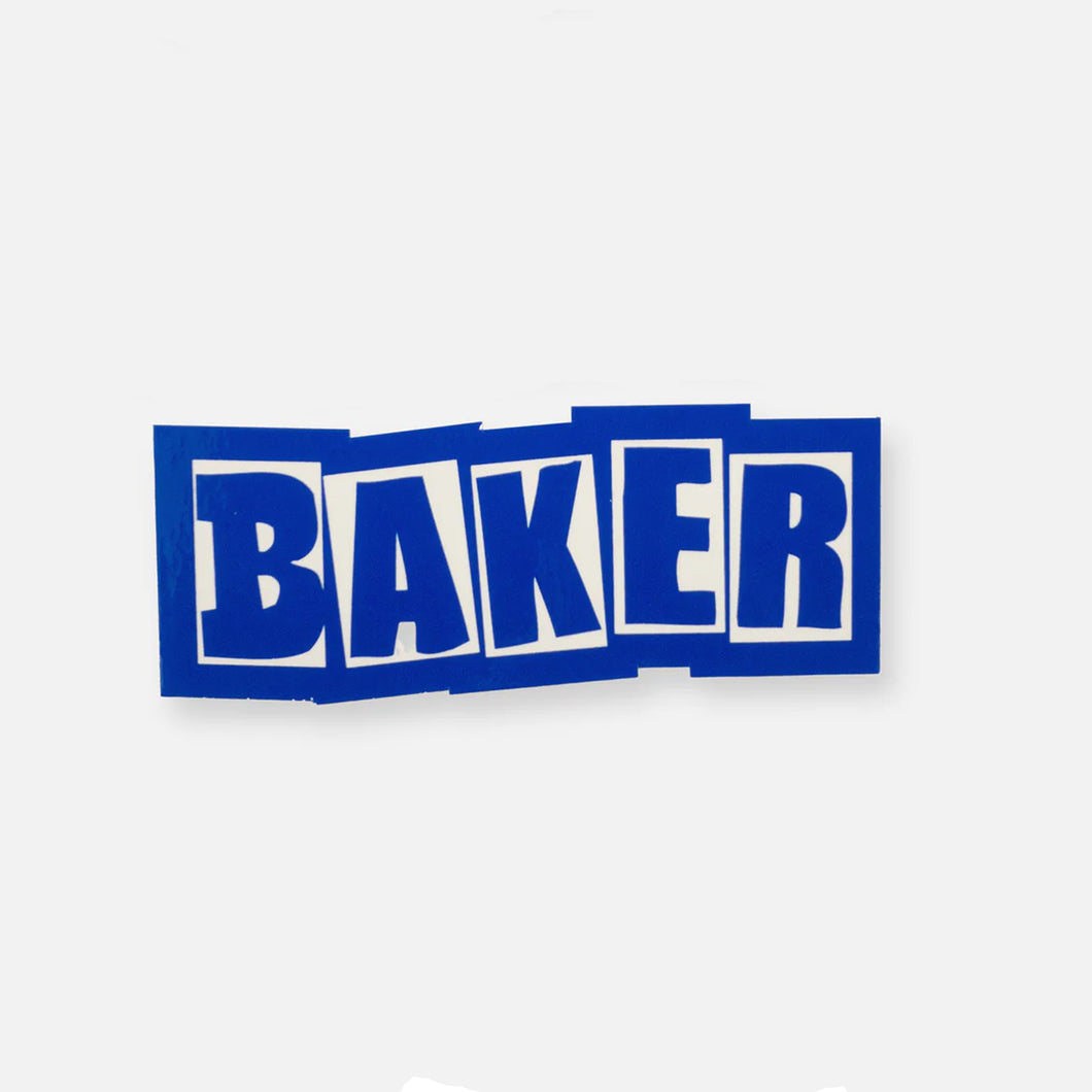 Baker Skateboards - Brand Logo Sticker - Blue