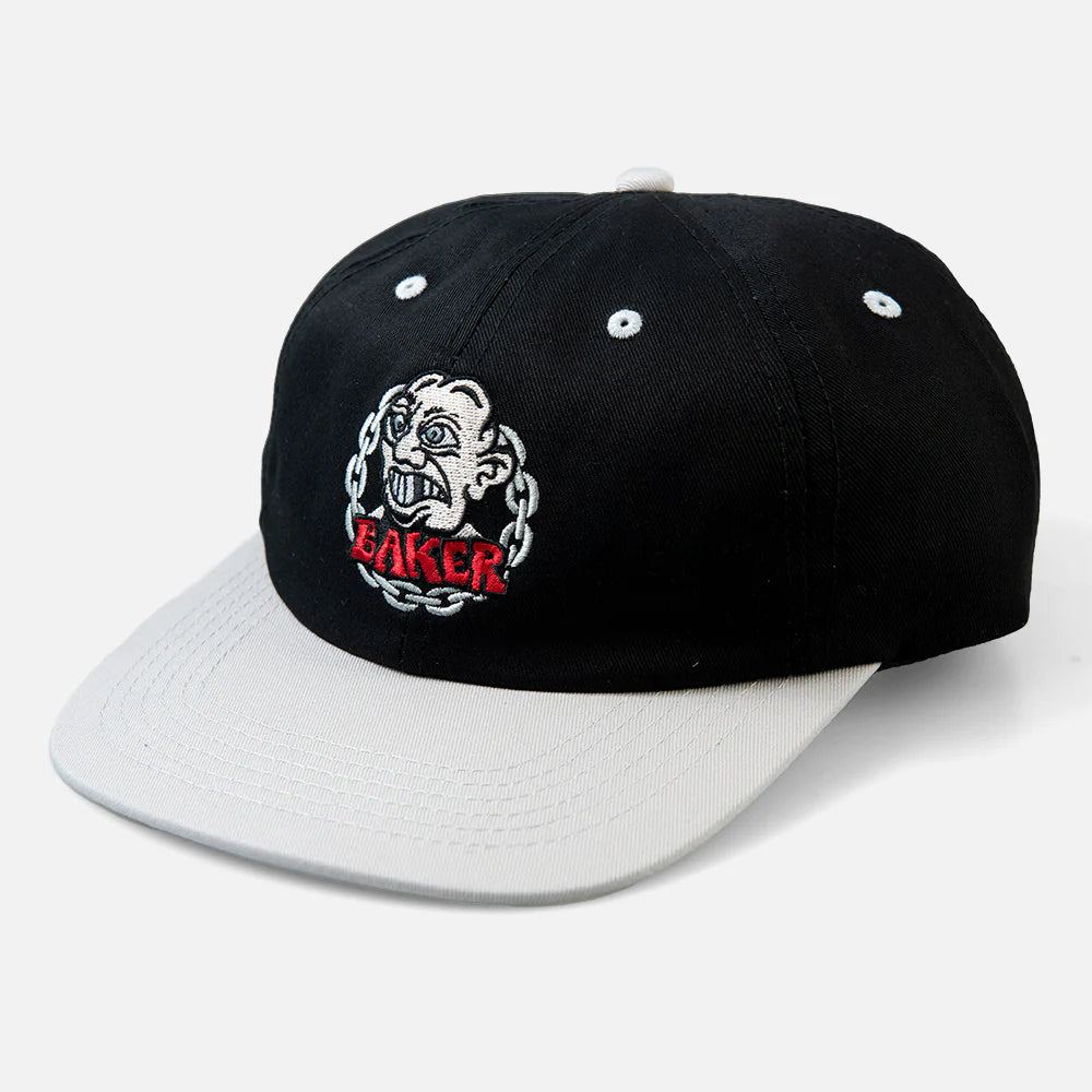 Baker Chain Snapback Cap - Black / Grey