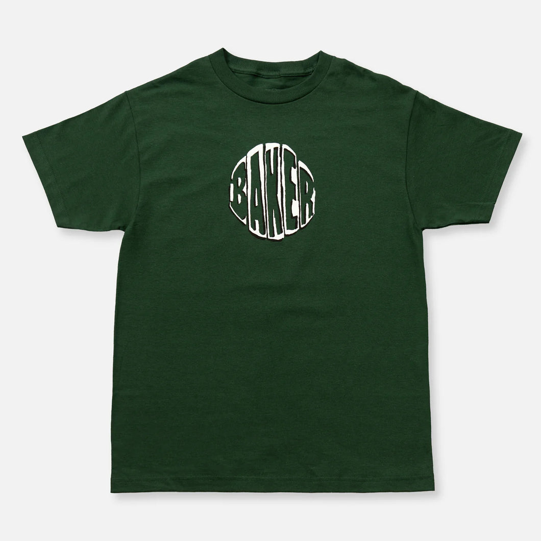 Baker Circle Tee - Forest Green