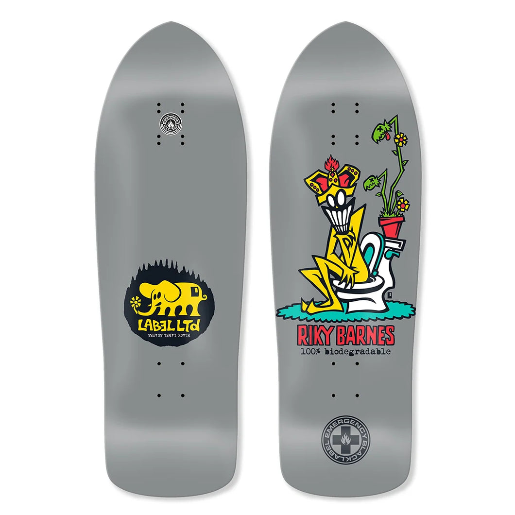Black Label Skateboards Riky Barnes 100% Biodegradable Skateboard Deck 10.25