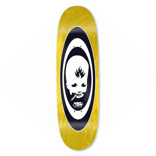 Black Label Skateboards Thumbhead Oval Deck - 9.5 Egg