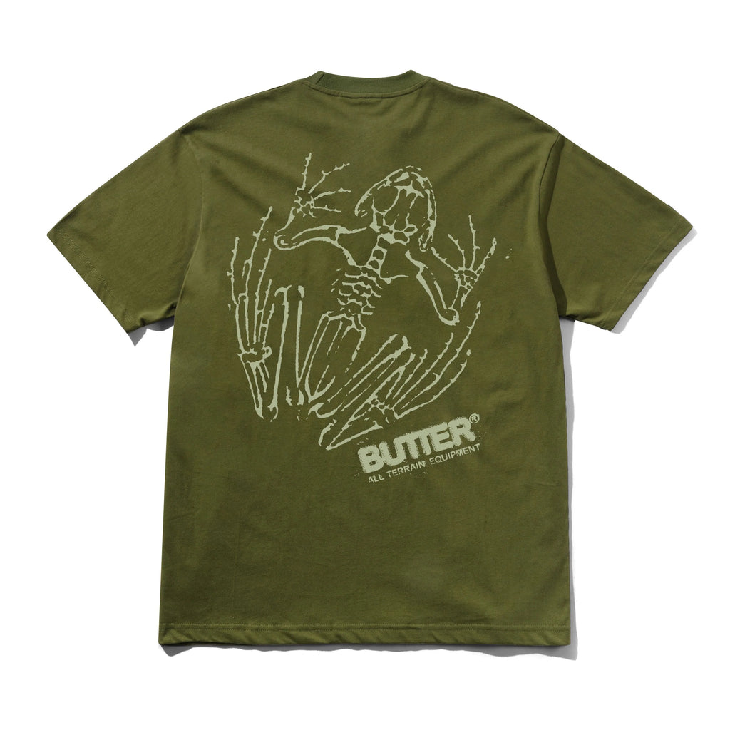 【BUTTER GOODS】 Lap S/S Tee, Moss Lap S/S Tee, Moss – Butter Goods