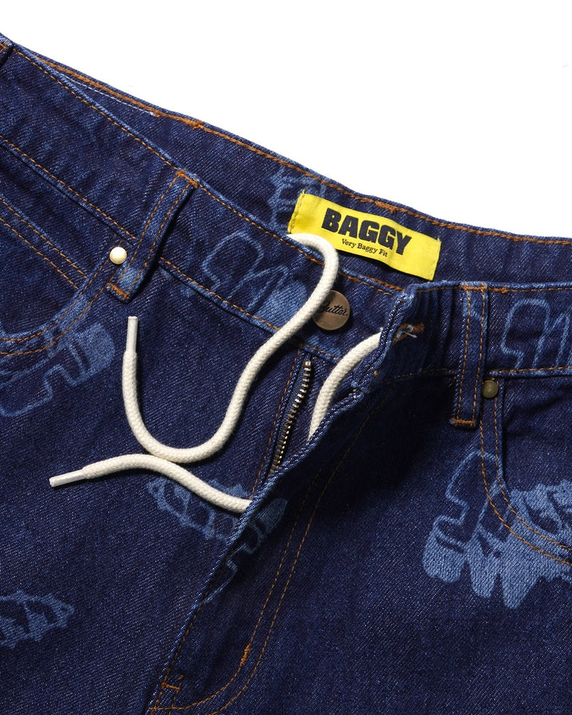 Butter Goods Screw Denim Jeans Dark Indigo Slugger Skate Store