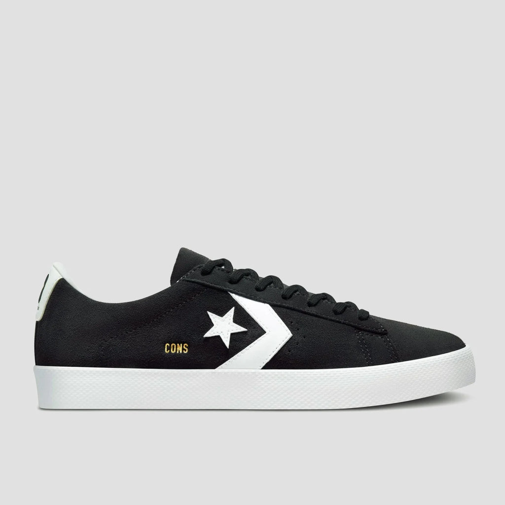 Converse CONS PL Vulc Pro Ox Skateboarding Shoes Black White Slugger Skate Store