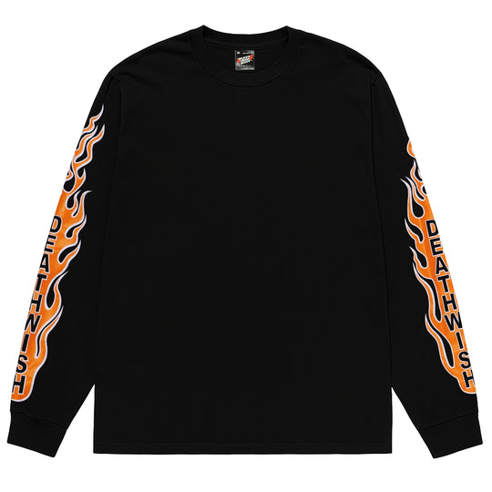 Deathwish Ghost Rider Sleeve Tee - Black