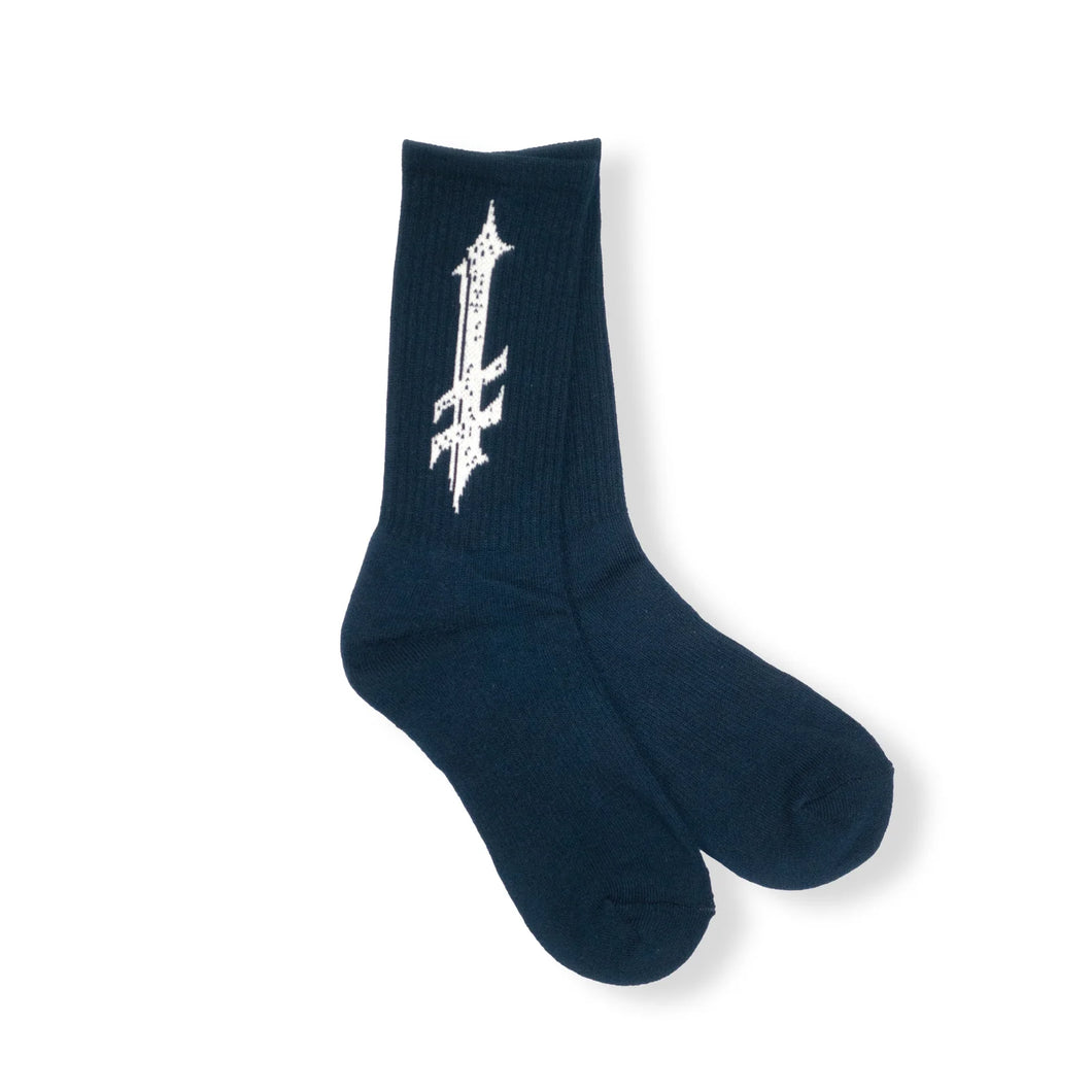Deathwish Skateboards Resurrection Socks - Navy