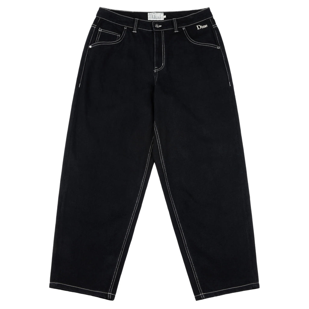 Dime MTL Classic Baggy Denim Pants - Black – Slugger Skate Store