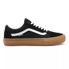 Vans Old Skool Pro Skateboard Shoes - Black/White/Gum