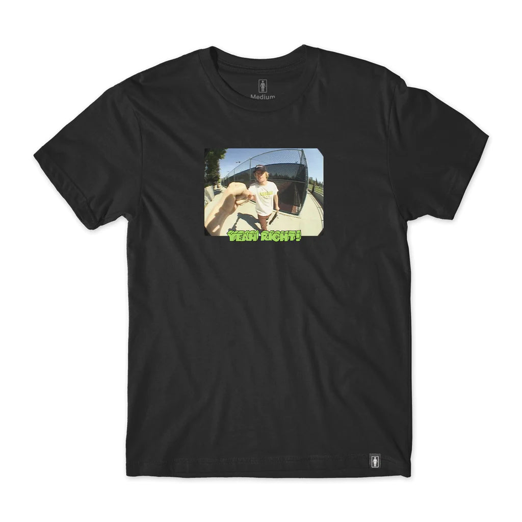 Girl Skateboards Yeah Right Owen Photo Tee - Black