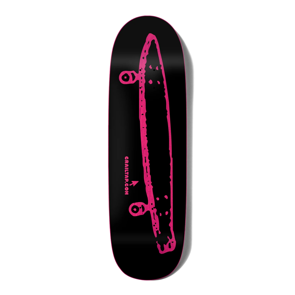 Crailtap Midnight Rainbow Couch Cruiser Skateboard Deck - 9 25 Slugger Skate Store
