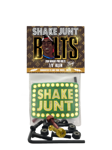 Shake Junt Skateboard Fixing Bolts Zion Wright Pro Bolts - 7/8