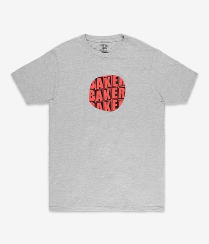 Baker Skateboards Core T Shirt - Heather Grey