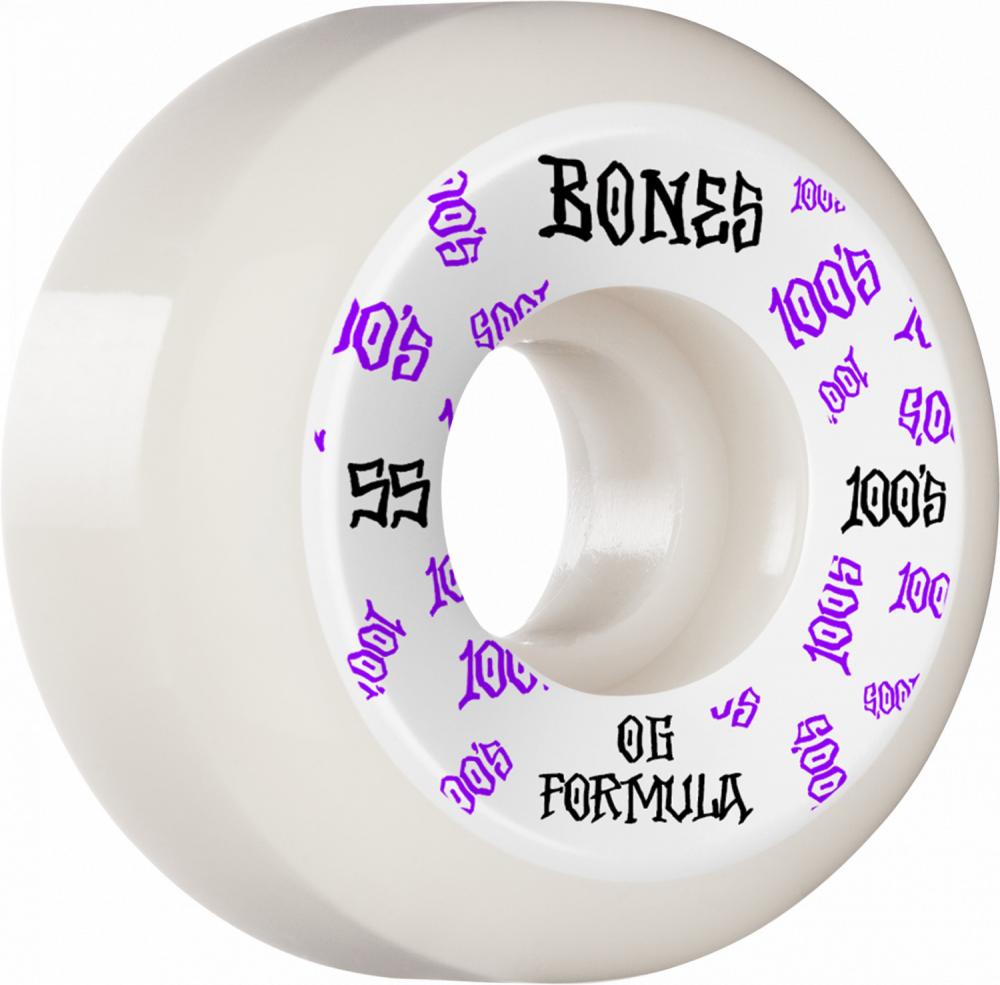 Bones Wheels 100's V5 #3 Sidecut Skateboard Wheels - 55MM