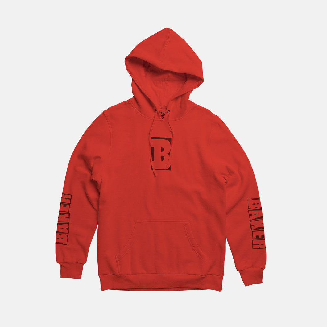 Baker Skateboards Capitol B Hood - Red