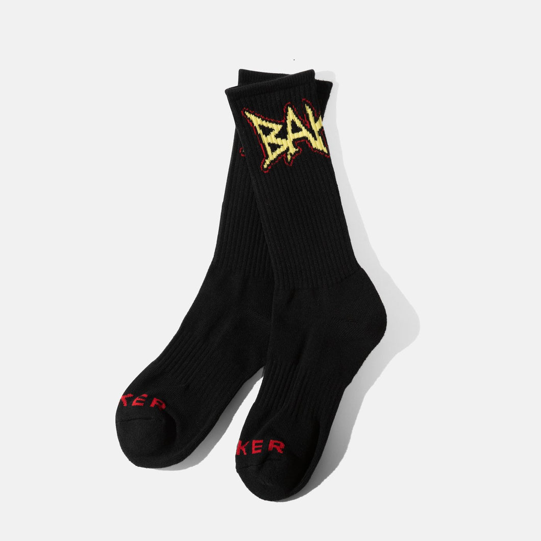 Baker Skateboards Dagger Sock - Black