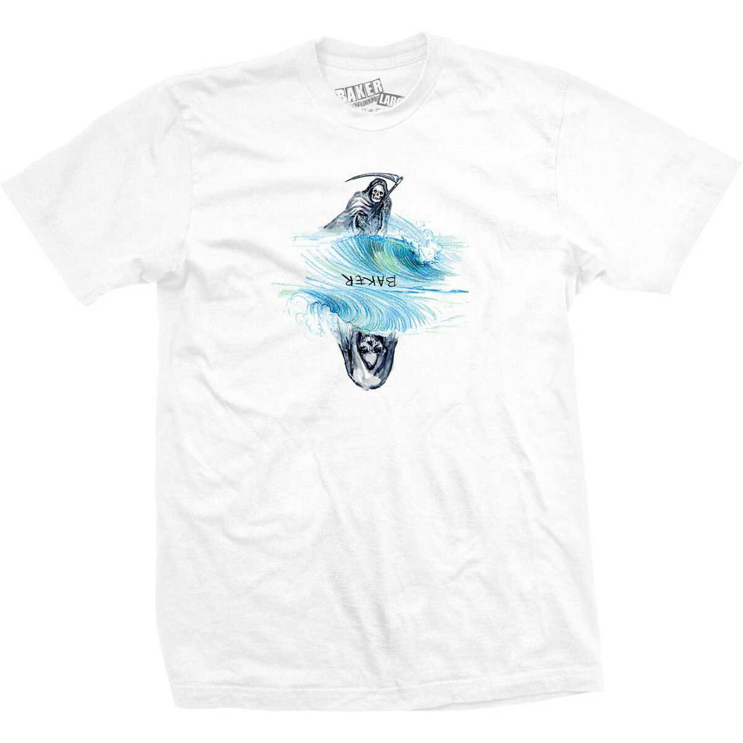 Baker Skateboards Wave Reaper Tee White
