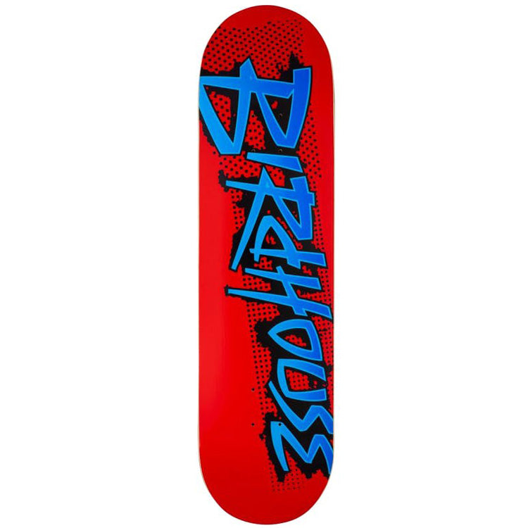 Birdhouse Splatter Logo Red Skateboard Deck - 8.25