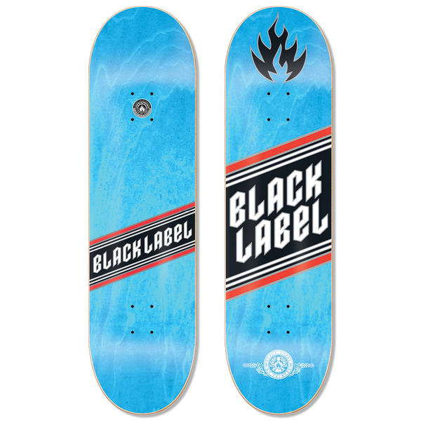 Black Label Skateboards Top Shelf Knockout Skateboard Deck - 8.00