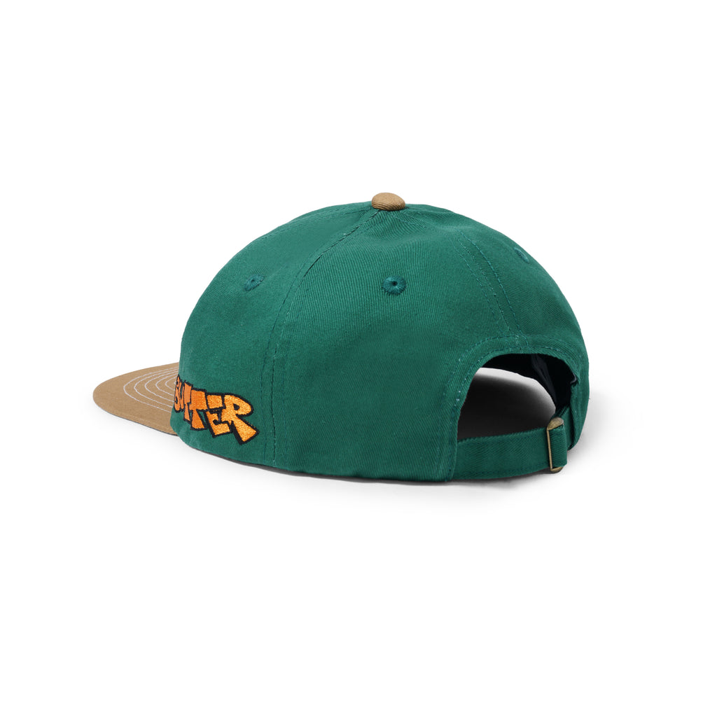 Butter Goods Bug Out 6 Panel Cap Oak/Forest Green Slugger Skate Store