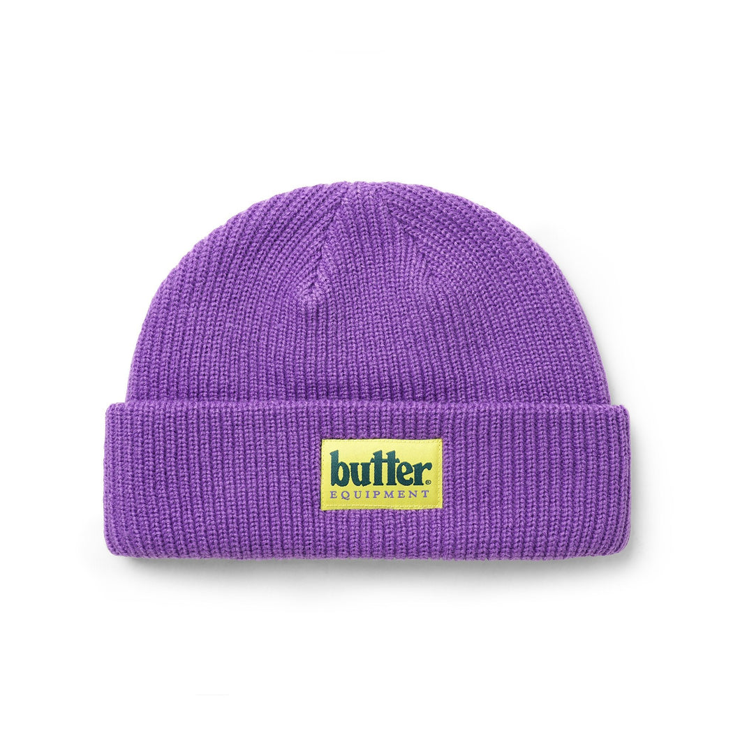Butter Goods Equipment Beanie - Grape