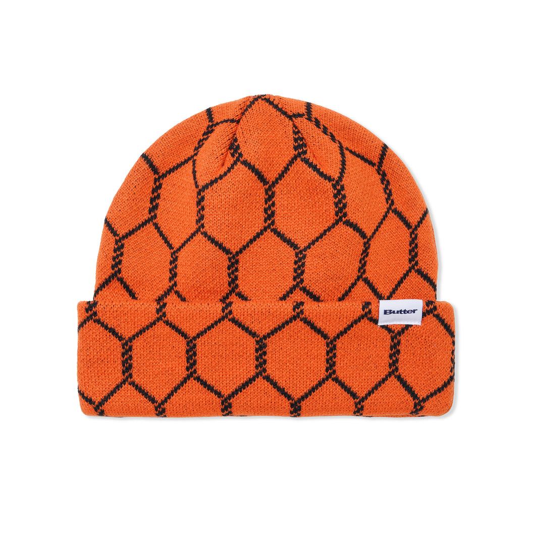 Butter Goods Chain Link Beanie - Orange