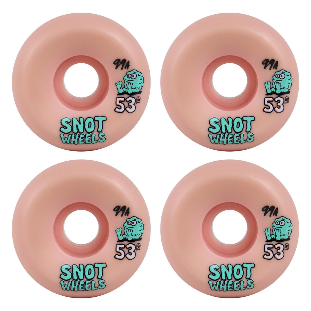 Snot Wheel Co Team Conical 53MM 99A - Baby Pink