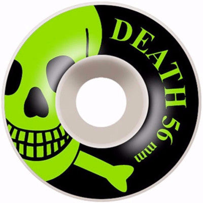 Death Skateboards OG Skull Wheels Green - 56mm