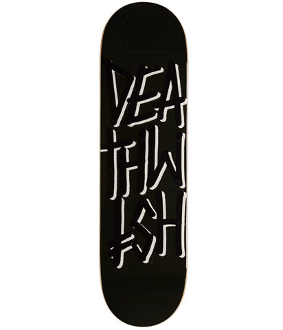 Deathwish Deathstack Black/Black Skateboard Deck - 8.475