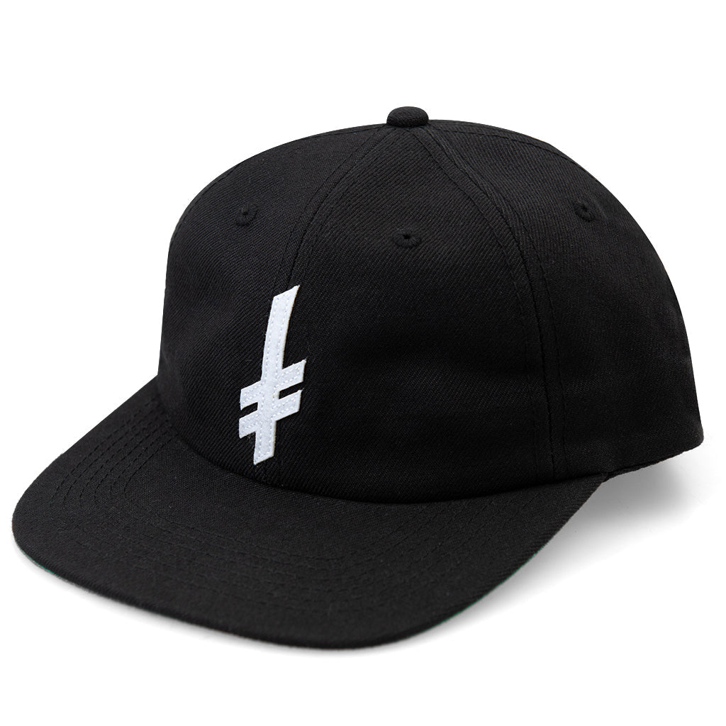 Deathwish Gang Logo Wool Snapback Cap - Black