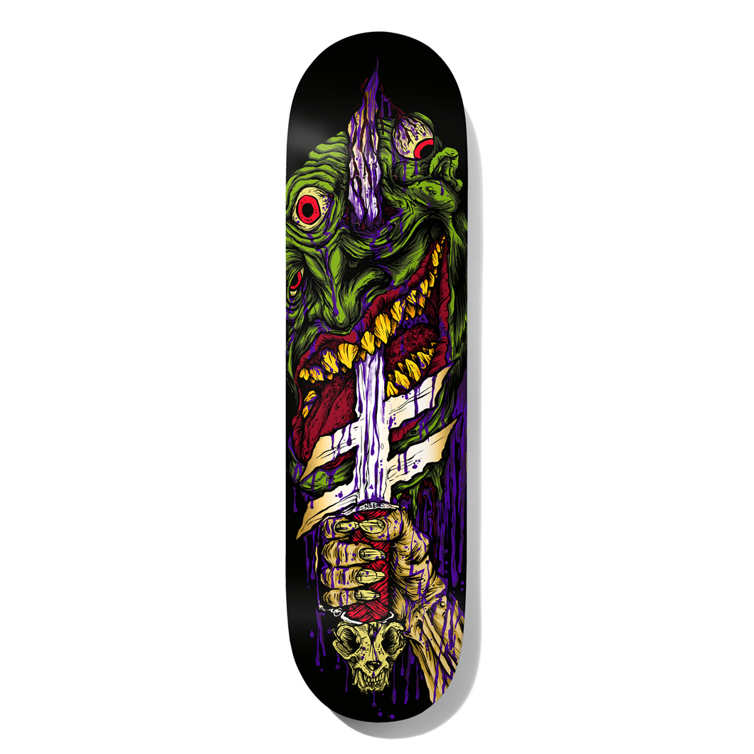 Deathwish Skateboards Neen Slayer Twin Nose Skateboard Deck - 8.5
