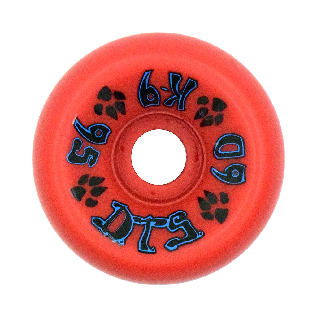 Dogtown K-9 Skateboard Wheels 60mm x 97a - Red