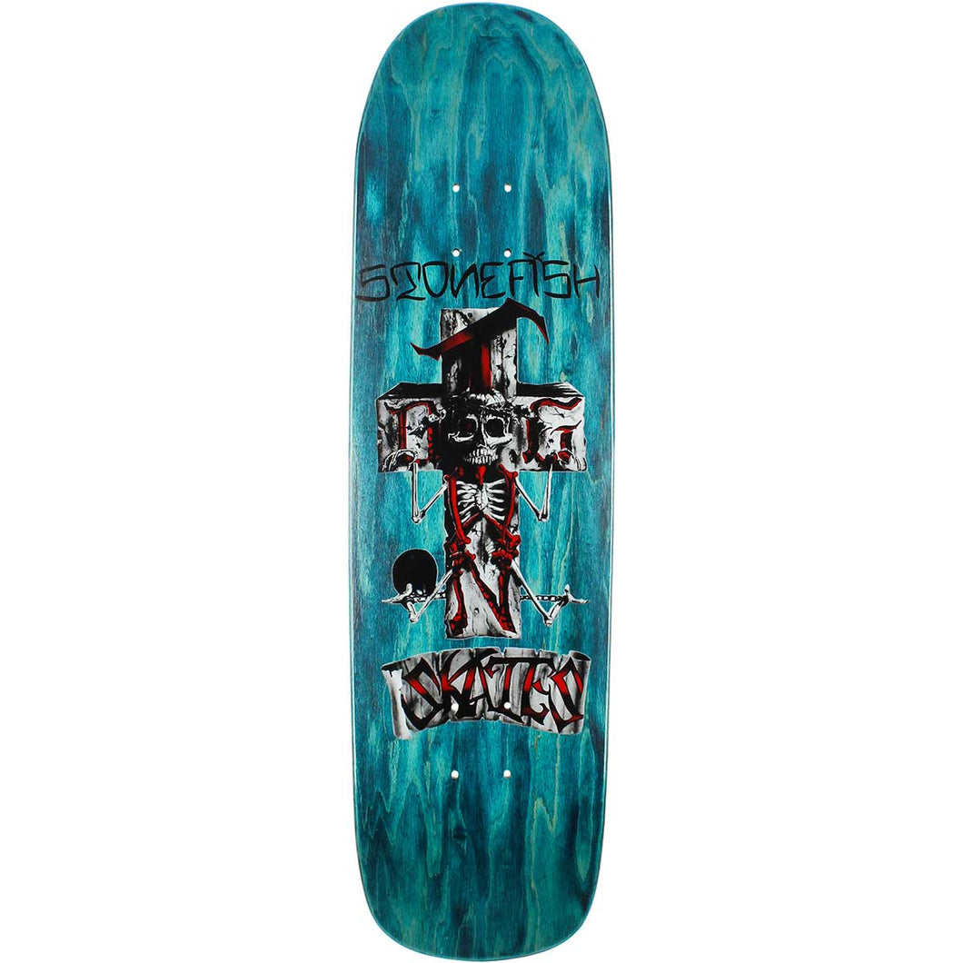 DOGTOWN Skateboards Stonefish Pool Shaped Skateboard Deck - 8.375