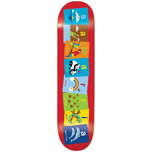 Enjoi Skateboards Samarria Brevard Flashcards R7 Skatebord Deck - 8.5