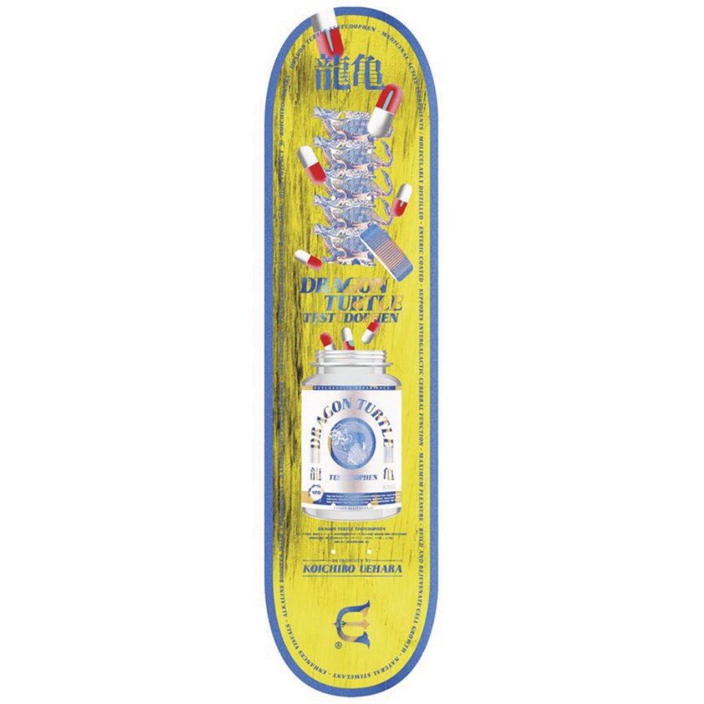 Evisen Skateboards Koichiro Uehara Dragon Turtle Skateboard Deck - 8.25