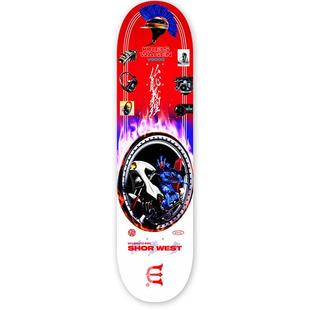 Evisen Skateboards Shor West Wild Dragster Skateboard Deck - 8.6