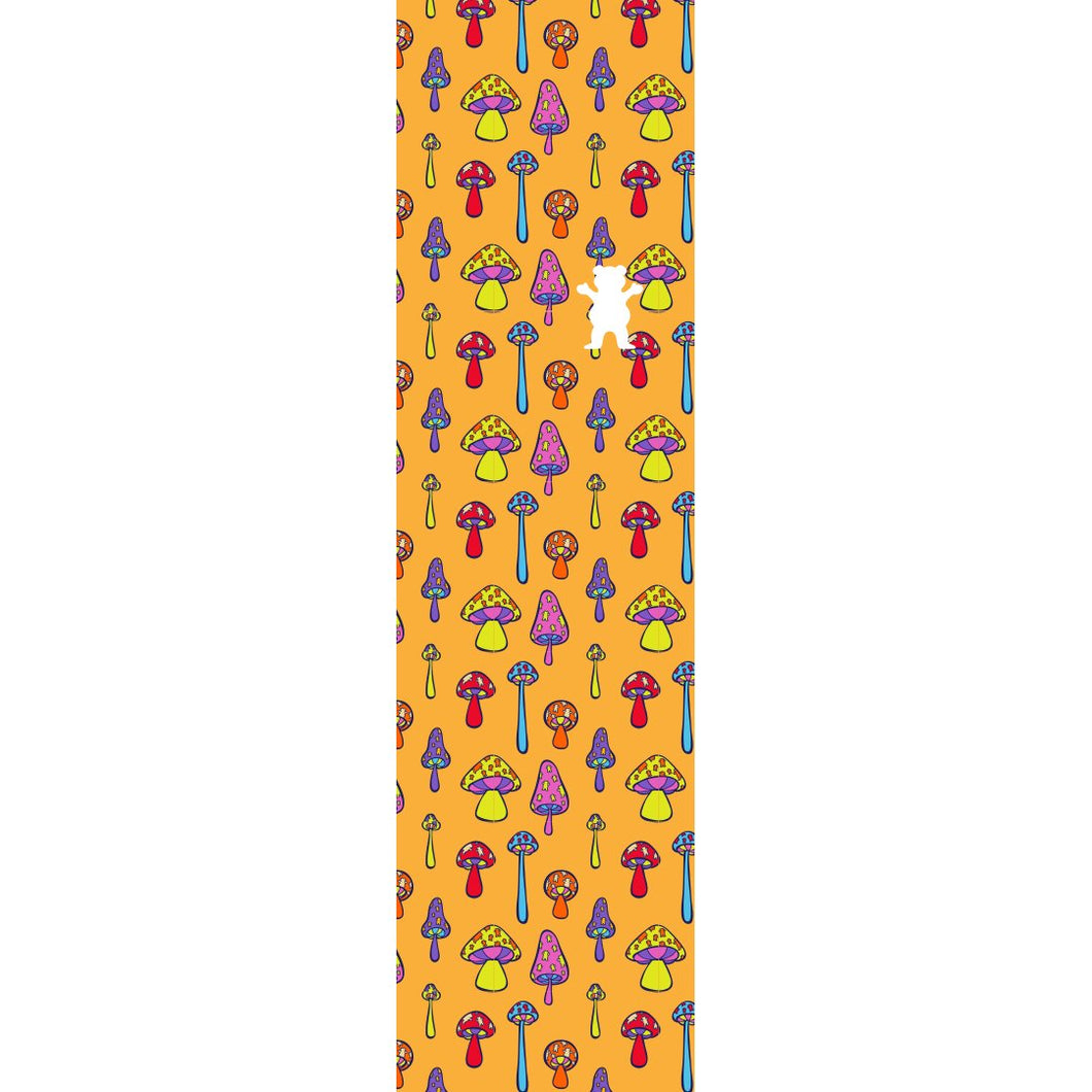 Grizzly Grip Have A Nice Trip Graphic Griptape - Orange