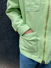 Converse Utility Zip Up Shirt - Spring Green