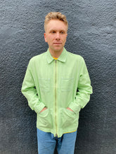 Converse Utility Zip Up Shirt - Spring Green