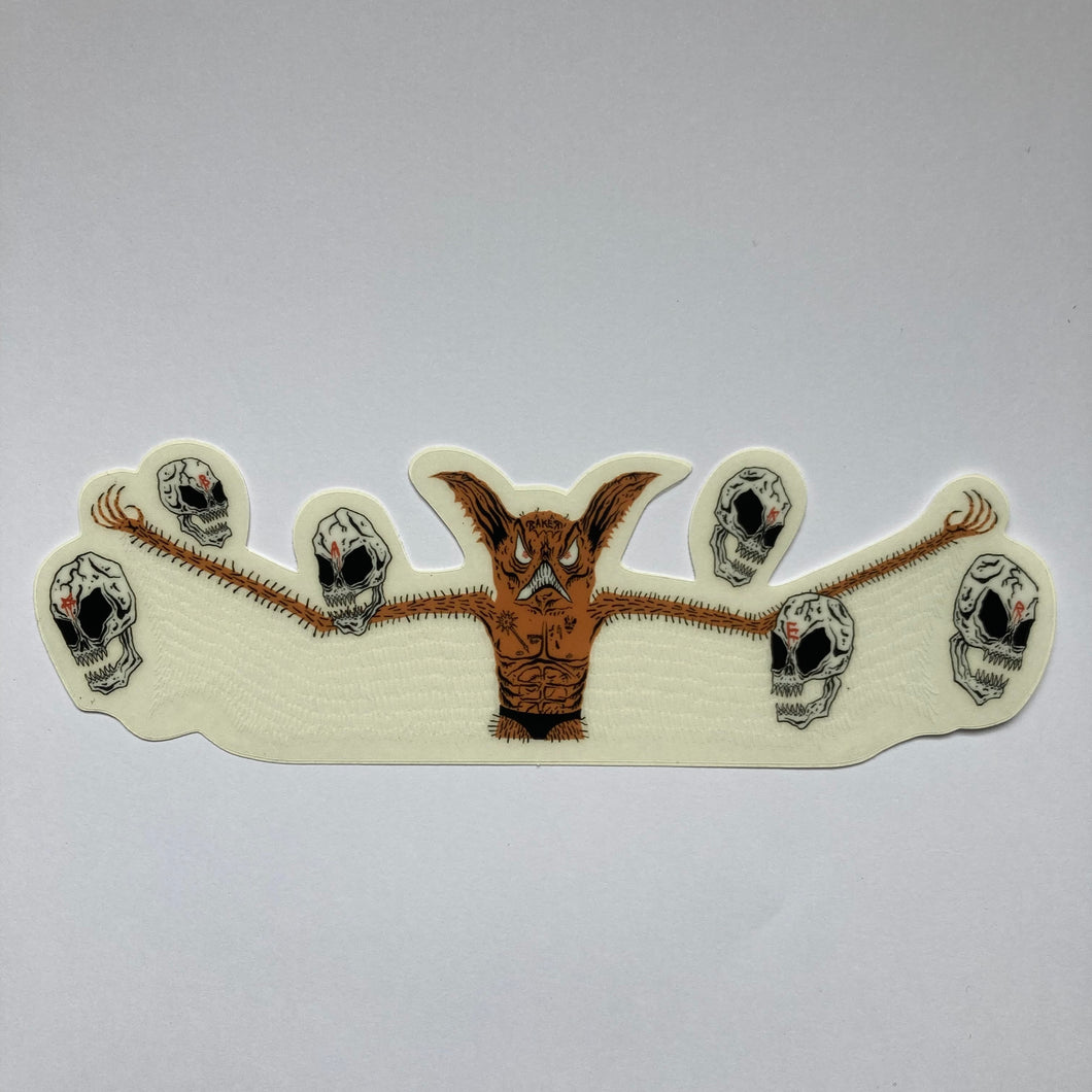 Baker Skateboards - Throwback From The Dead Neckface Sticker