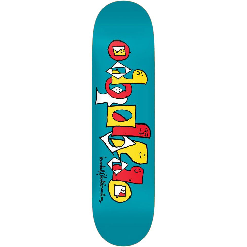 Krooked Pals Team Series Blue Skateboard Deck - 8.25