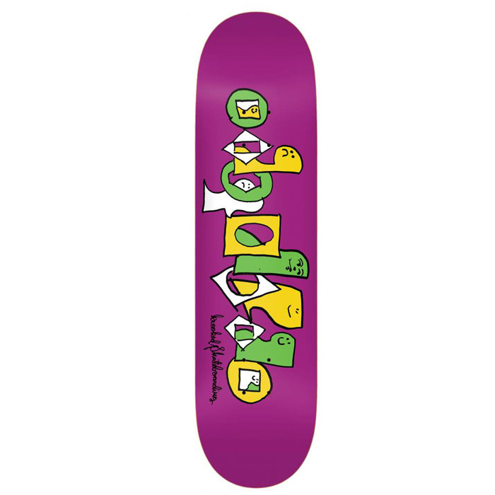 Krooked Pals Team Series Purple Skateboard Deck - 8.5