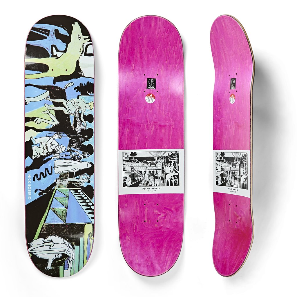 Polar Skate Co Nick Boserio The Riders Skateboard Deck - 8.125