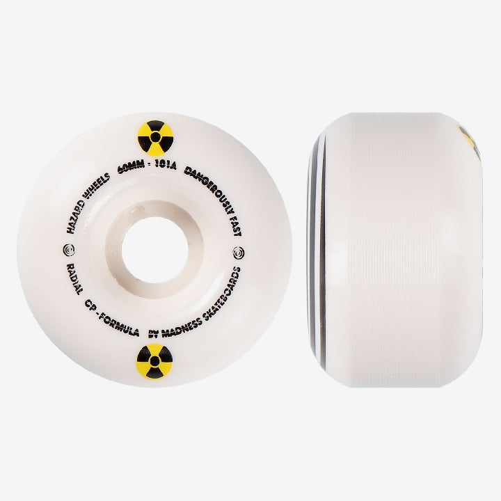 Madness Hazard Swirl CP Radial Skateboard Wheels - 60mm