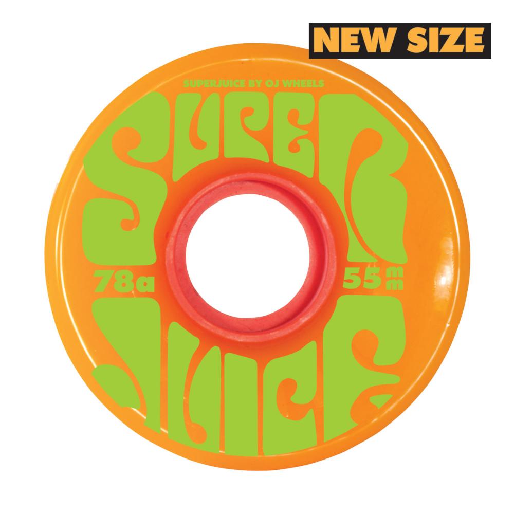 OJ Wheels Super Juice 78A Mini Skateboard Wheels Orange - 55mm